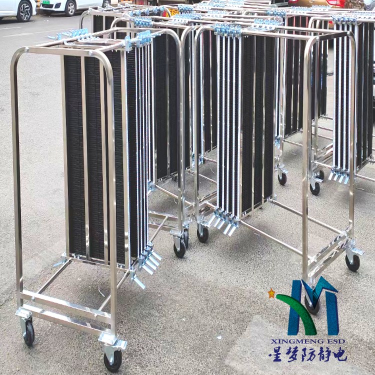 新能源电池片周转架 光伏片材周转架 PCBA周转架 SMT周转上下料架 防静电PCB周转车 SMT物料周转车