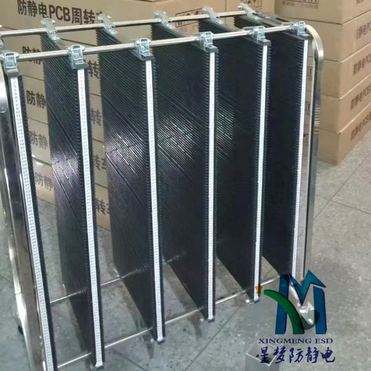新能源电池片周转架 光伏片材周转架 PCBA周转架 SMT周转上下料架 防静电PCB周转车 SMT物料周转车
