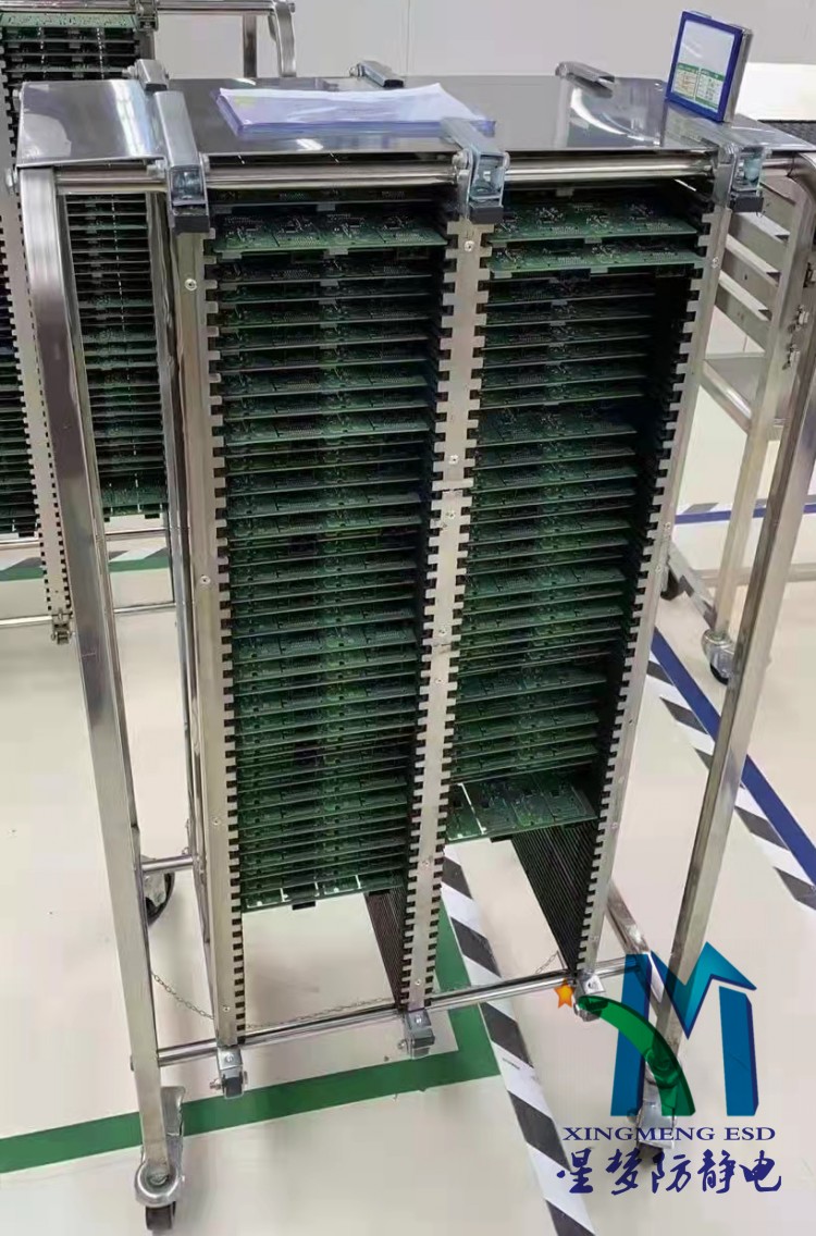 新能源电池片周转架 光伏片材周转架 PCBA周转架 SMT周转上下料架 防静电PCB周转车 SMT物料周转车