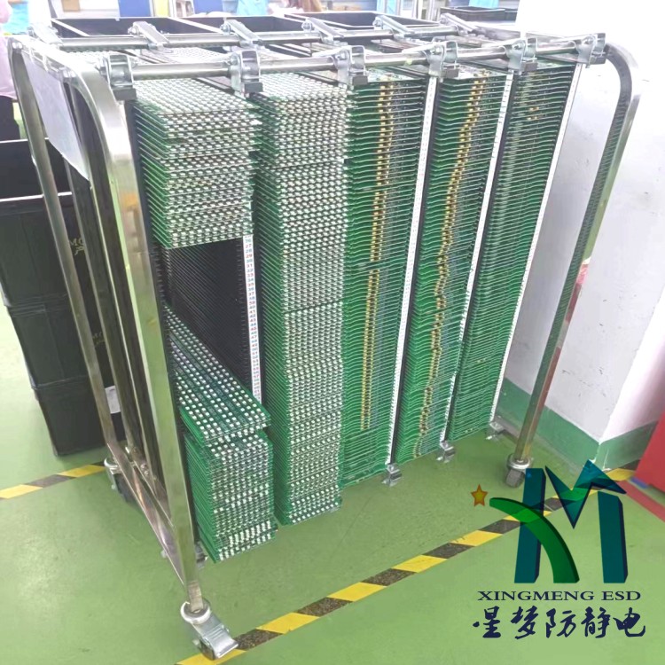 新能源电池片周转架 光伏片材周转架 PCBA周转架 SMT周转上下料架 防静电PCB周转车 SMT物料周转车
